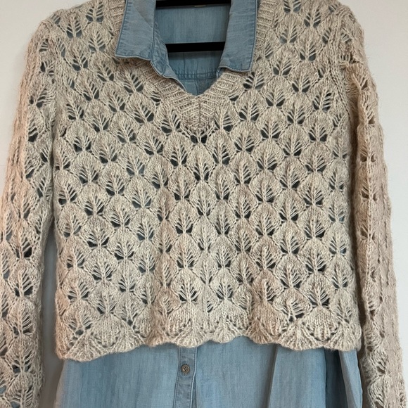 Wilfred Knit Sweater. Big knit. Size:S - Cream colour - Picture 3 of 5